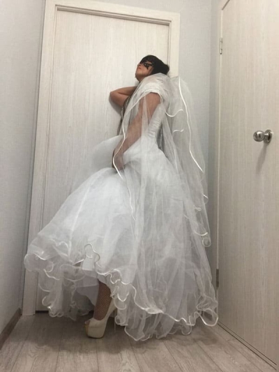 Bride Gets Fucked in Wedding Dress - Amateur Porn Photo