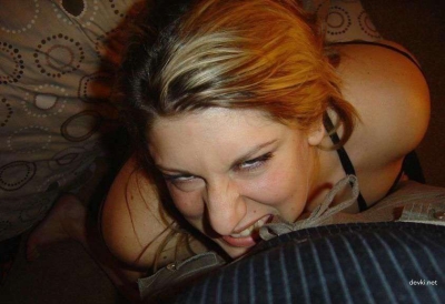Mature Woman Gives Blowjob and Swallows Cum - Explicit Amateur Porn Photo