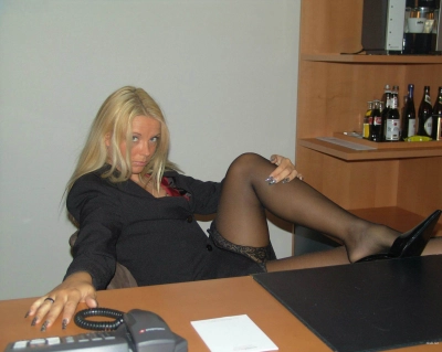 Amateur Secretary Poses Explicitly in Office - Hot Secretary Roleplay Photoshoot