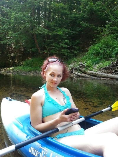 Kayak Adventure Ends in Fiery Redhead Giving Blowjob