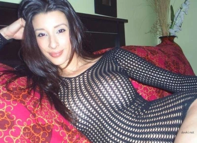 Sexy Babe in Black Dress Commando - Explicit Amateur Photo