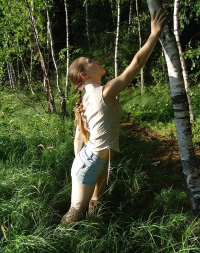 Explicit Amateur Outdoor Strip Tease - Part 3: Naked Girl Undressing in Nature