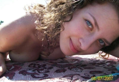 Topless Girl Bathing in Sea - Explicit Amateur Beach Photo