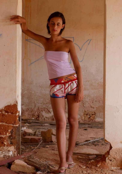 Explicit Amateur Strip Tease in Abandoned House - Hot Girl Stripping in Ruined Building